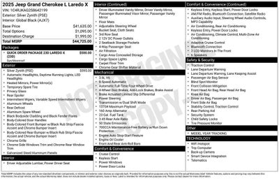 2025 Jeep Grand Cherokee L Laredo X