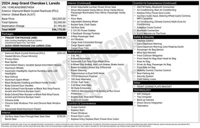 2024 Jeep Grand Cherokee L Laredo 4x4