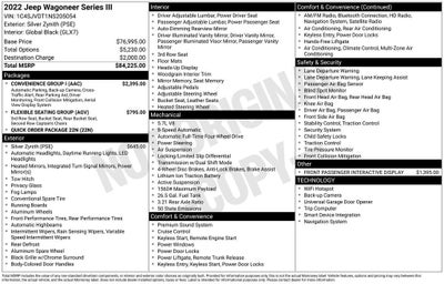 2022 Jeep Wagoneer Series III