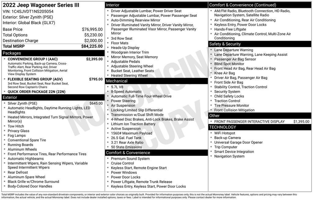 2022 Jeep Wagoneer Series III