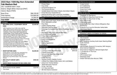 2022 RAM 1500 Big Horn
