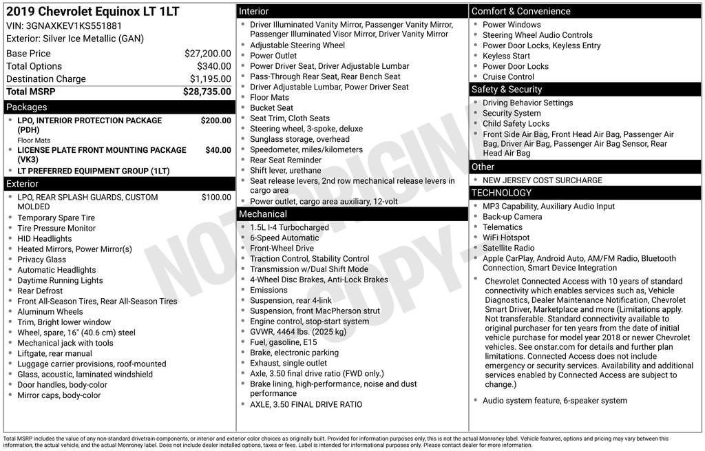 2019 Chevrolet Equinox LT