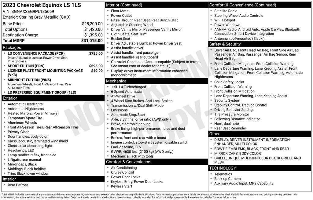 2023 Chevrolet Equinox LS