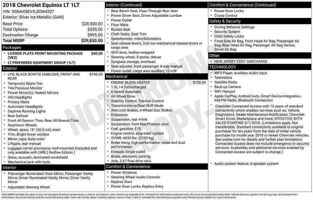 2018 Chevrolet Equinox LT