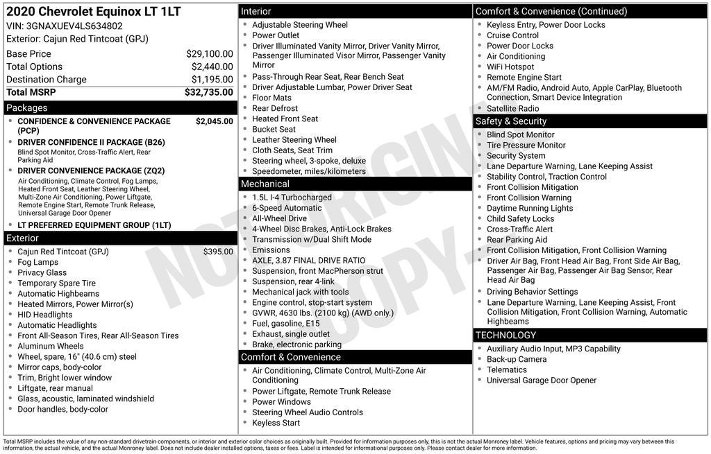 2020 Chevrolet Equinox LT