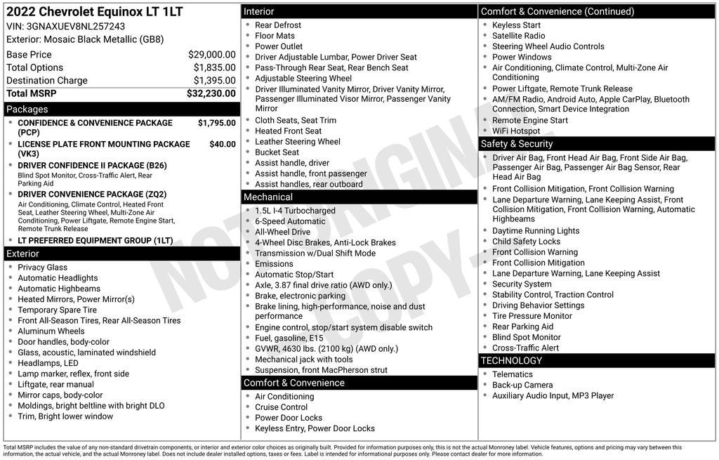 2022 Chevrolet Equinox LT
