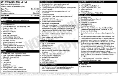 2019 Chevrolet Trax LS