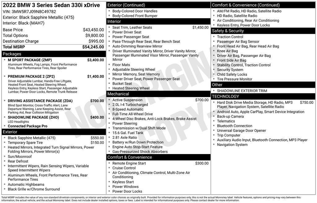 2022 BMW 330i xDrive