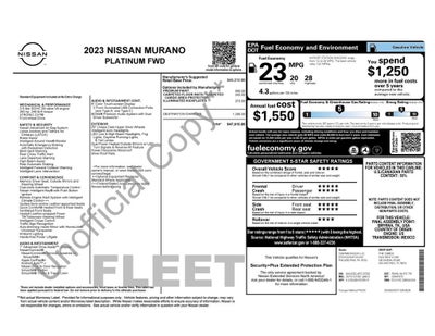 2023 Nissan Murano Platinum FWD