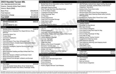 2023 Hyundai Tucson SEL