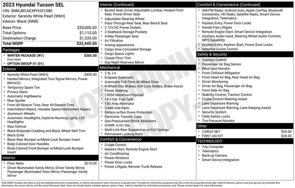 2023 Hyundai Tucson SEL