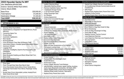 2023 Hyundai Santa Fe XRT