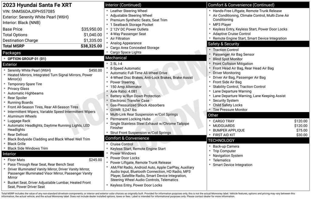 2023 Hyundai Santa Fe XRT