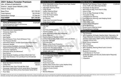 2021 Subaru Forester Premium