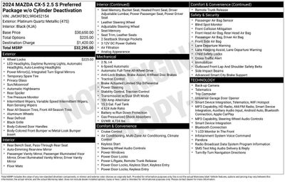 2024 Mazda Mazda CX-5 2.5 S Preferred