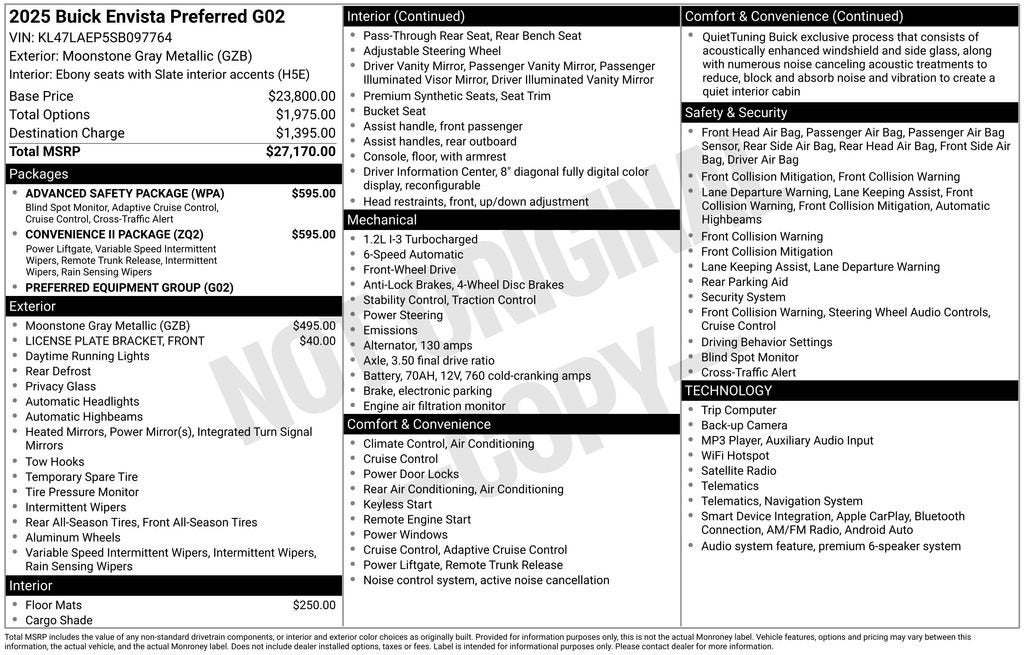 2025 Buick Envista Preferred