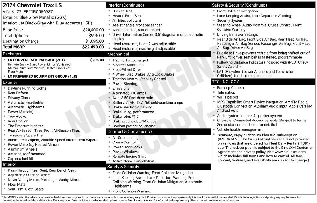 2024 Chevrolet Trax LS