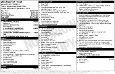 2026 Chevrolet Trax LT
