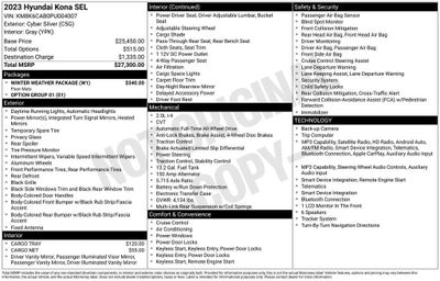 2023 Hyundai Kona SEL