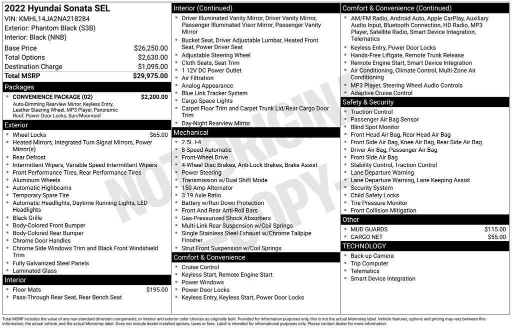 2022 Hyundai Sonata SEL