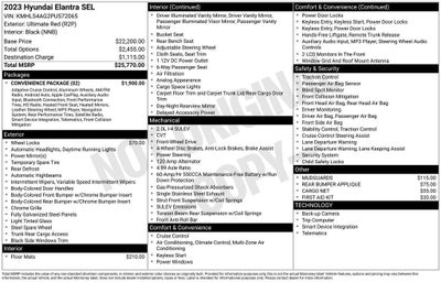 2023 Hyundai Elantra SEL