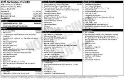 2024 Kia Sportage Hybrid EX