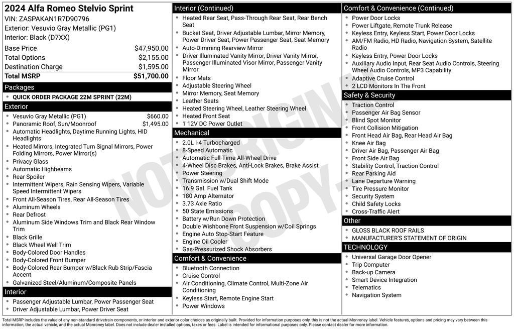 2024 Alfa Romeo Stelvio Sprint