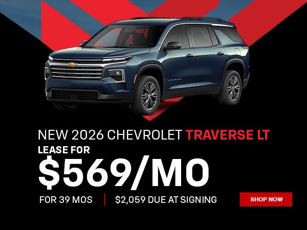 New 2026 Chevrolet Traverse LT