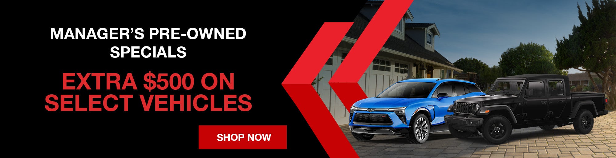 Manager's Pre-Owned Specials