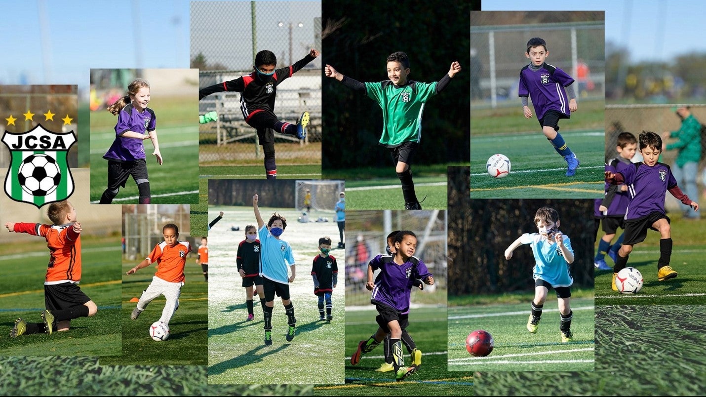 Soccer collage