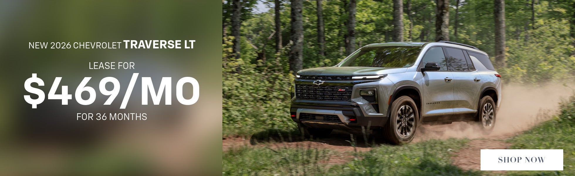New 2026 CHEVROLET TRAVERSE LT