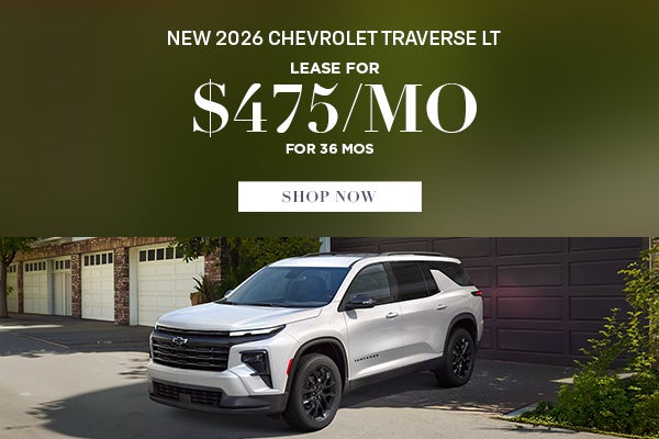 New 2026 Chevrolet Traverse LT