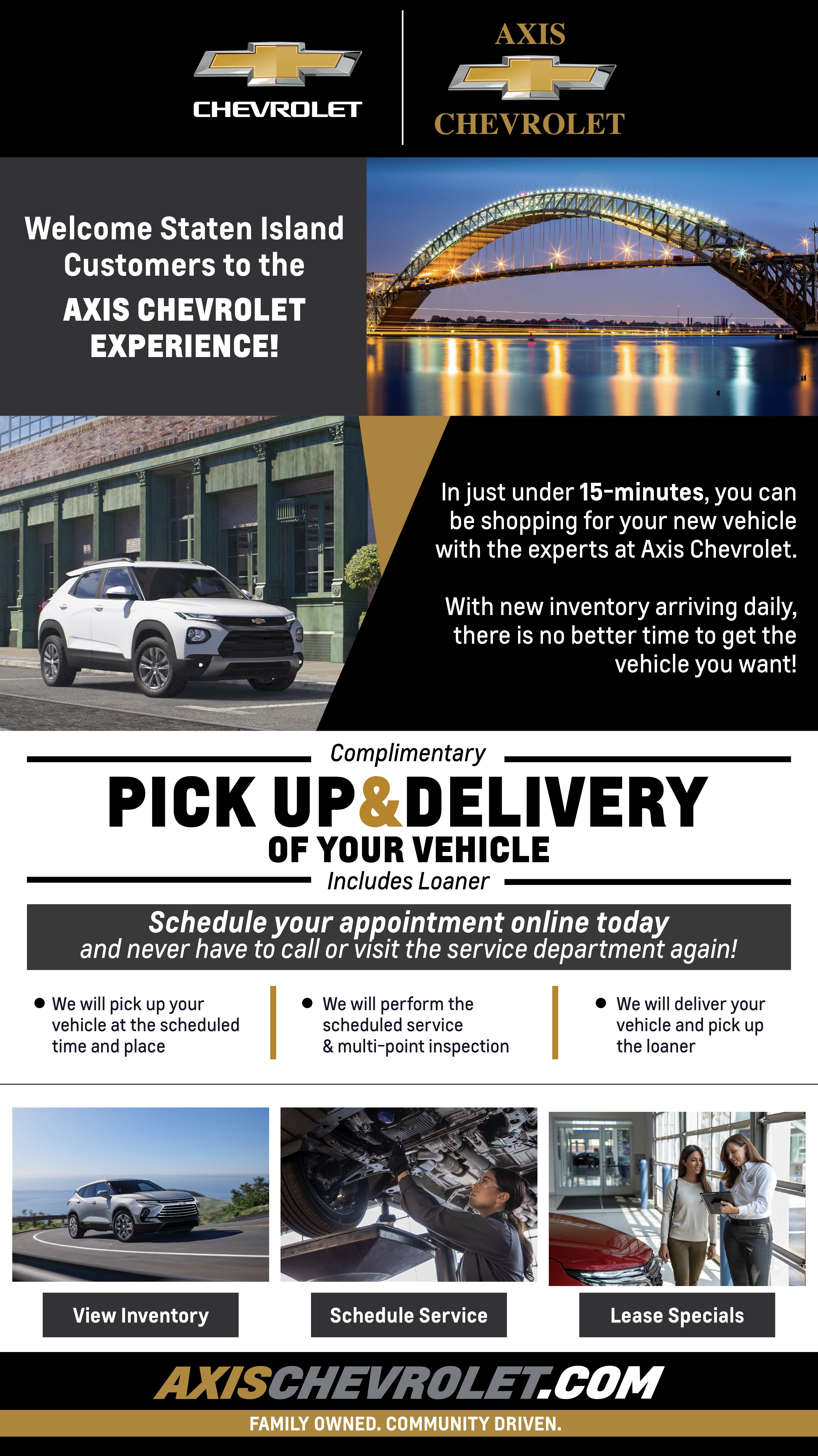 Welcome Staten Island Customers